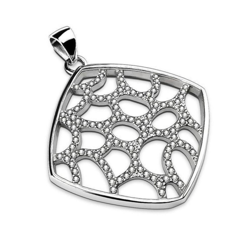 New stainless steel gem‎ paved Pendant